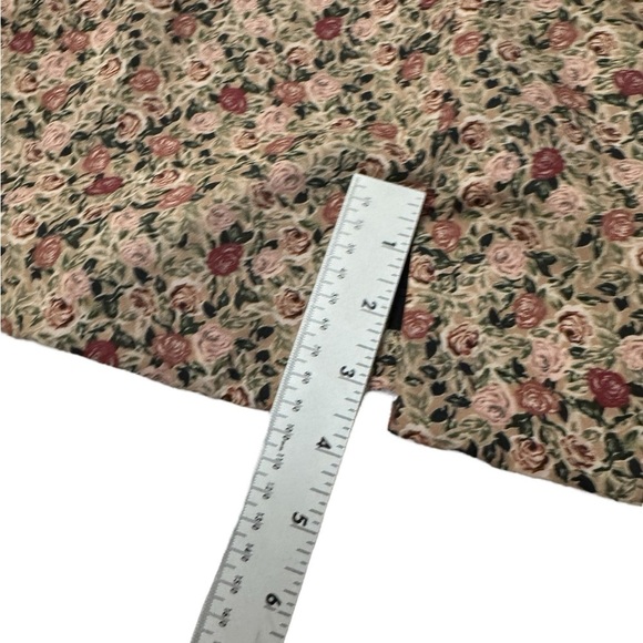 Zara Rose Floral Print Mini Dress Medium - Picture 14 of 15